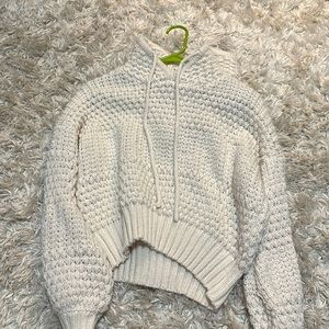 chunk knit sweater
